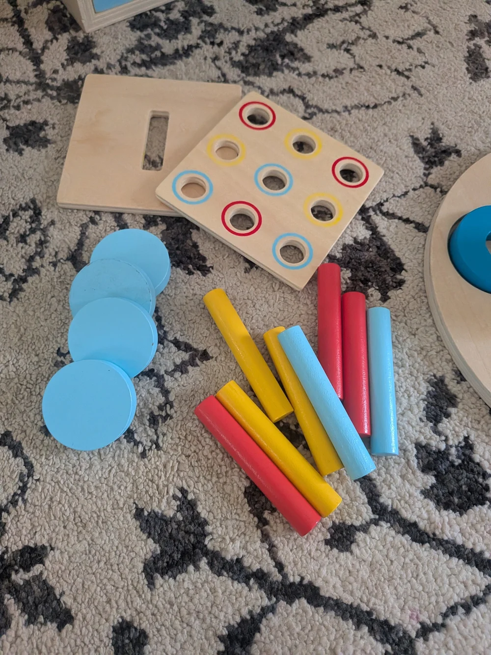 Wooden Shape & Sorting Montessori Toy set 9-18 months - Kids Learning Toy